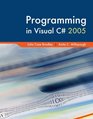 Programming in Visual C with Visual Studio Professional Edition Software