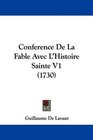 Conference De La Fable Avec L'Histoire Sainte V1