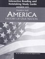 Answer Key America History of Our Nation Interactive Reading and Notetaking Study Guide