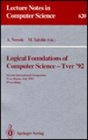 Logical Foundations of Computer ScienceTver '92 Second International Symposium Tver Russia July 2024 1992  Proceedings