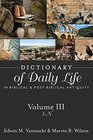 Dictionary of Daily Life in Biblical and Postbiblical Antiquity In