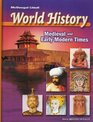 World History Medieval  Early Modern Times