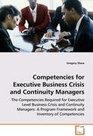 Competencies for Executive Business Crisis and Continuity Managers