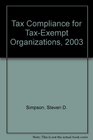 Tax Compliance for TaxExempt Organizations 2003