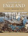 History of England Volume 1 A