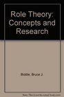 Role Theory Concepts and Research