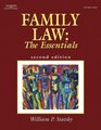 Bundle Family Law The Essentials 2nd  Paralegal Online Courses  Family Law on Blackboard Printed Access Card