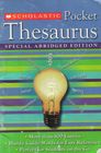 Scholastic Pocket Thesaurus (Abridged)