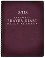 2015 Personal Prayer Diary and Daily Planner  Burgundy
