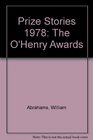 Prize Stories 1978 The O'Henry Awards