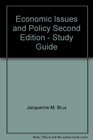Economic Issues and Policy Second Edition  Study Guide