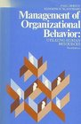 Management of organizational behavior Utilizing human resources