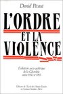 L'ordre et la violence Evolution sociopolitique de la Colombie entre 1930 et 1953