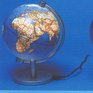 5 Illuminated Mini Globe Political Blue Ocean