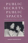 Public Secrets Public Spaces