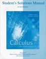 Student's Solutions Manual to accompany Calculus Early Transcendental Functions