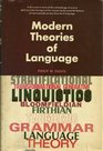 Modern Theories of Language