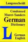 Condensed MuretSanders GermanEnglish Dictionary Vol 2