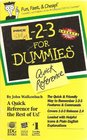 123 for Dummies Quick Reference