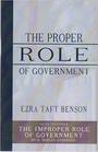 The Proper Role  Improper Role of Government