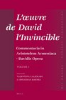 L'oeuvre de David l'Invincible et la transmission de la pense grecque dans la tradition armnienne et syriaque