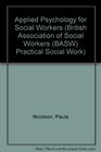 Applied Psychology for Social Workers