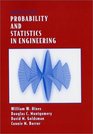Probability and Statistics in Engineering