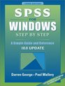 SPSS for Windows Step by Step A Simple Guide and Reference 100 Update