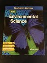 Environmental Science/ Teacher's Edition 2008