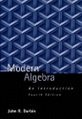 Modern Algebra An Introduction 4th Edition