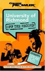 University of Richmond Off the Record