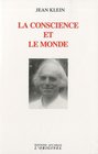 La conscience et le monde