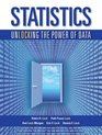 Statistics Unlocking the Power of Data