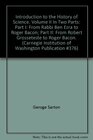 Introduction to the History of Science From Rabbi Ben Ezra to Roger Bacon v2