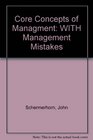 Core Concepts of Managment WITH Management Mistakes