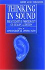 Thinking in Sound The Cognitive Psychology of Human Audition