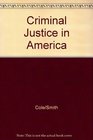 Criminal Justice in America 5th edition