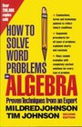 How to Solve Word Problems in Algebra 2nd Edition