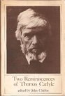 Two reminiscences of Thomas Carlyle