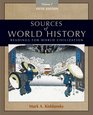 Sources of World History Volume I