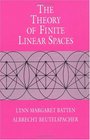 The Theory of Finite Linear Spaces Combinatorics of Points and Lines
