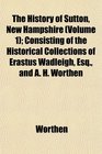 The History of Sutton New Hampshire  Consisting of the Historical Collections of Erastus Wadleigh Esq and A H Worthen