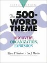 The 500Word Theme Discovery Organization Expression Fifth Edition