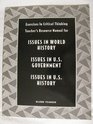 Issues in World History/Issues in US Government/Issues in US History Exercises in Critical Thinking Teacher's Resource Manual