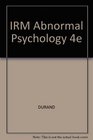IRM Abnormal Psychology 4e