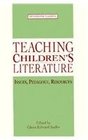 Teaching Children's Literature Issues Pedagogy Resources