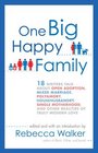 One Big Happy Family 18 Writers Talk About Open Adoption Mixed Marriage Polyamory Househusbandry Single Motherhood and Other Realities of Truly Modern Love