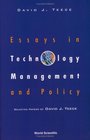 Essays in Technology Management and Policy