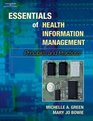 Essentials of Health Information Management Webtutro on Blackboard