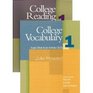 College Reading 1  College Vocabulary 1